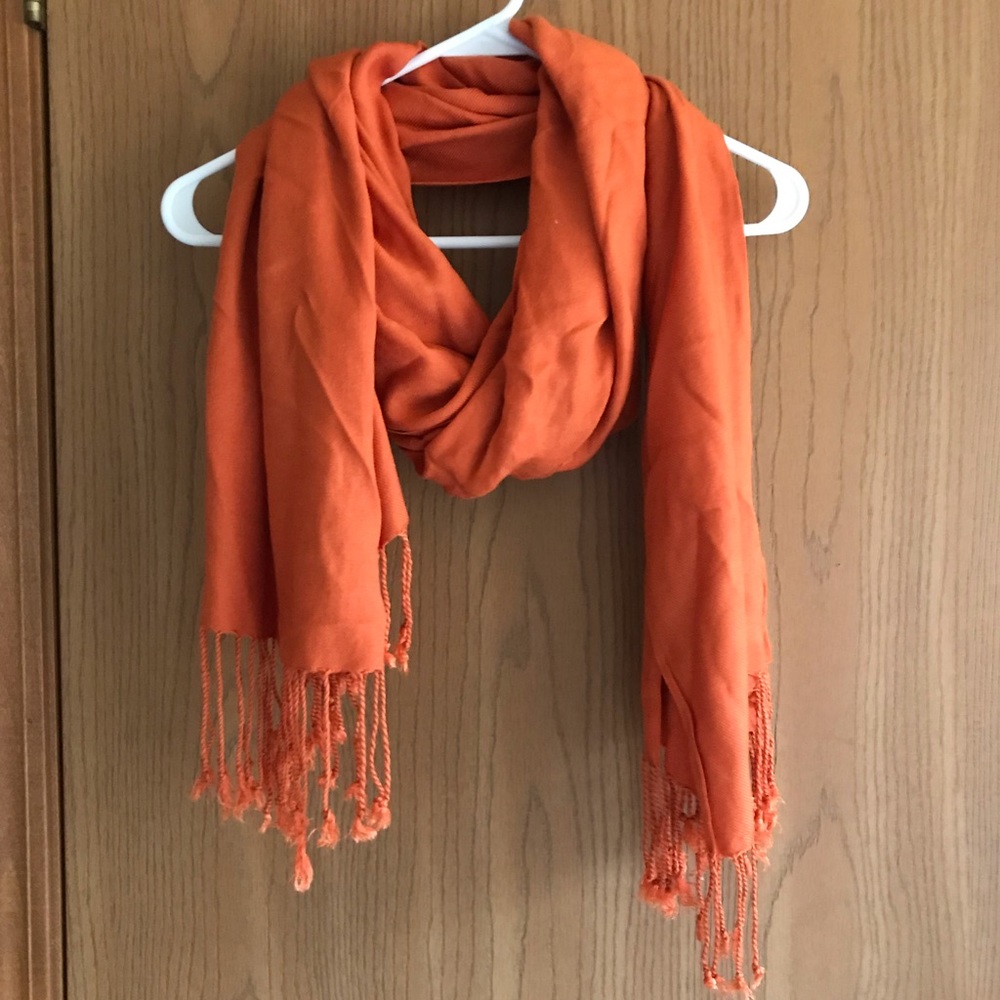 Orange Scarf NWOT